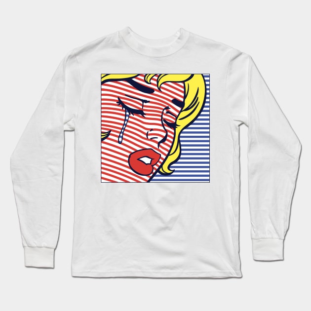 Pop Lines Long Sleeve T-Shirt by corbinhunsaker